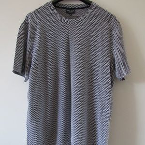 VTG GIORGIO ARMANI Chevron Pattern Shirt